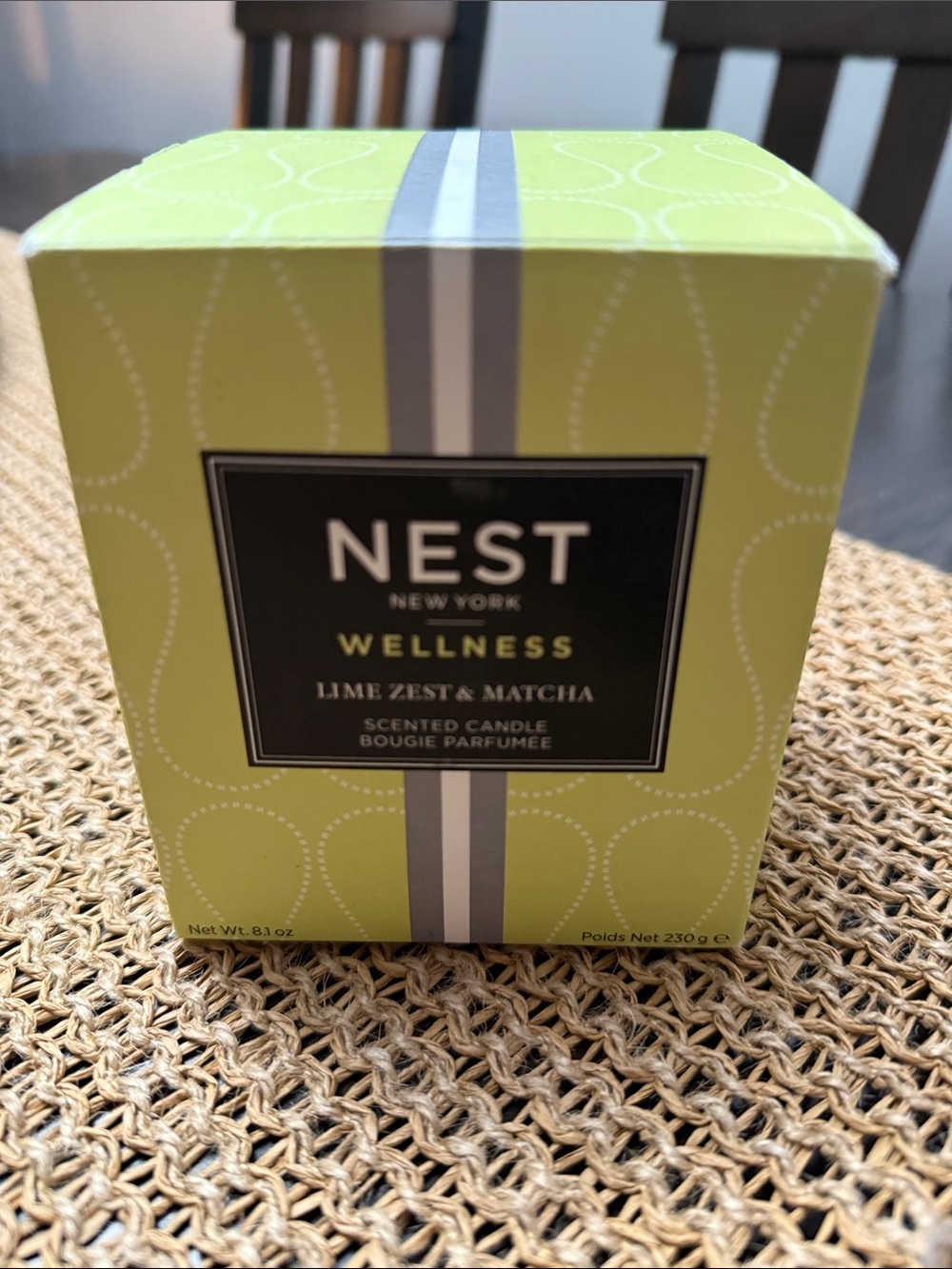 Brand New NEST New York Wellness Lime Zest & Matcha Candle, 8.1 Oz